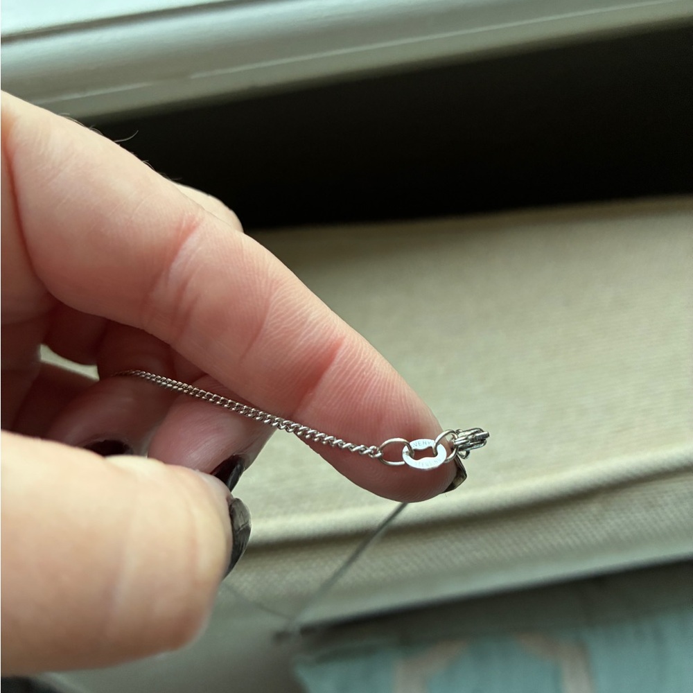 Retired! EUC! James Avery Sterling Silver Nail Cross Pendant Necklace - Picture 3 of 8